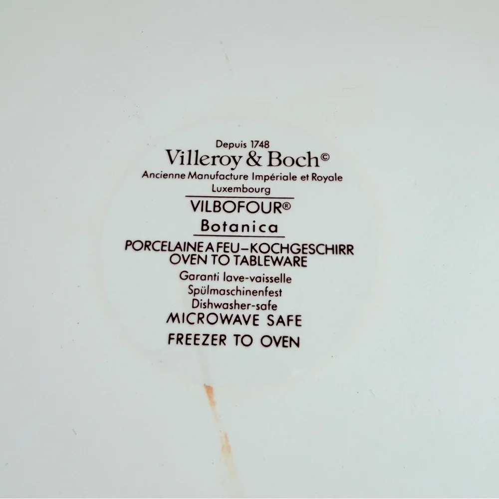 Villeroy & Boch Luxembourg Vilbofour Botanica 9 1/2